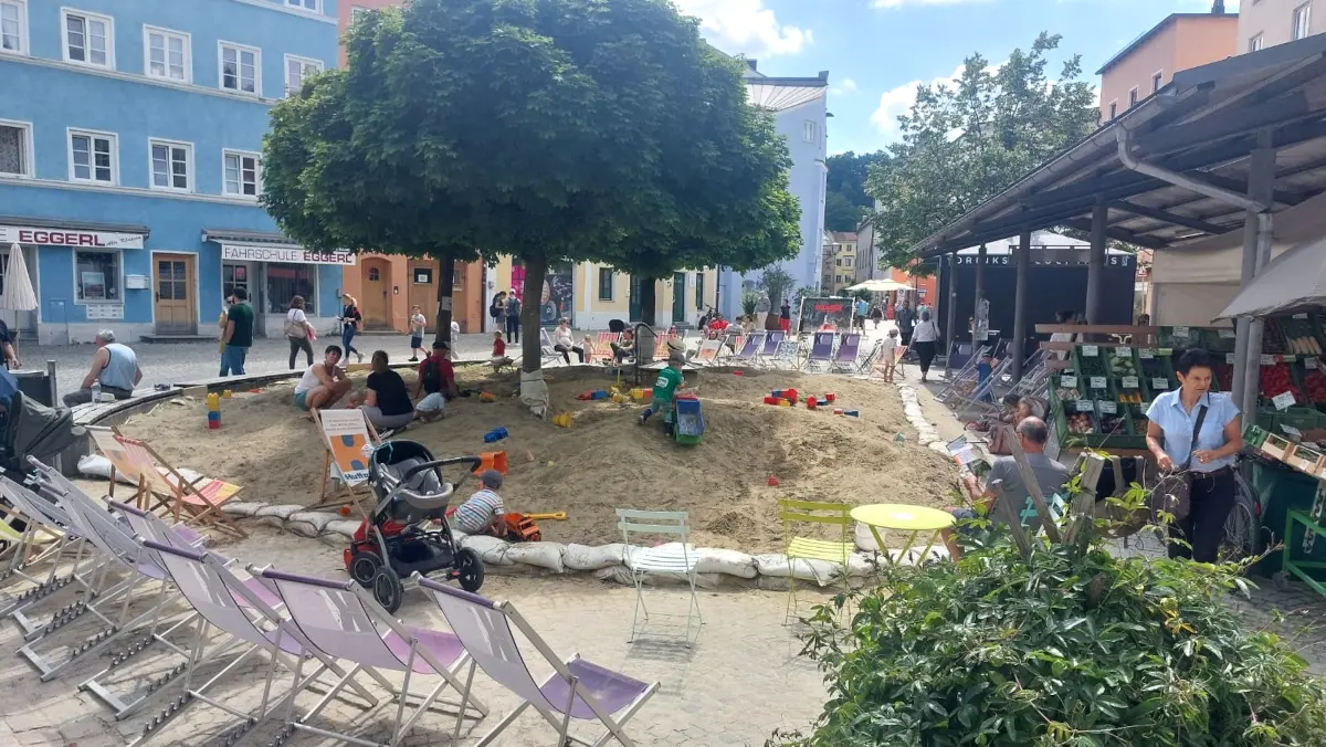 Stadtsandkasten in Wasserburg am Inn